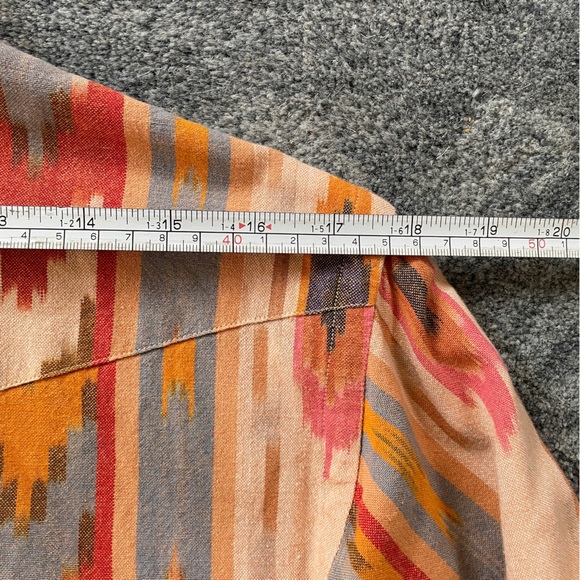 Freemans Sporting Club Ikat Snap Western Shirt Sz M Made in USA - Picture 7 of 8